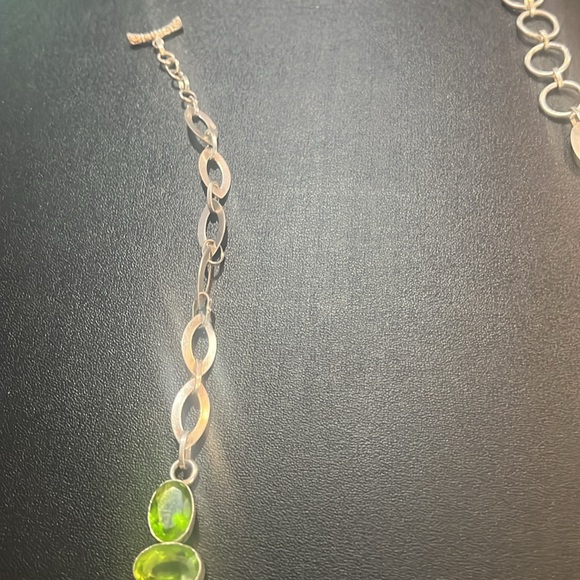 Vintage green and yellow 18-22” necklace - Picture 3 of 6